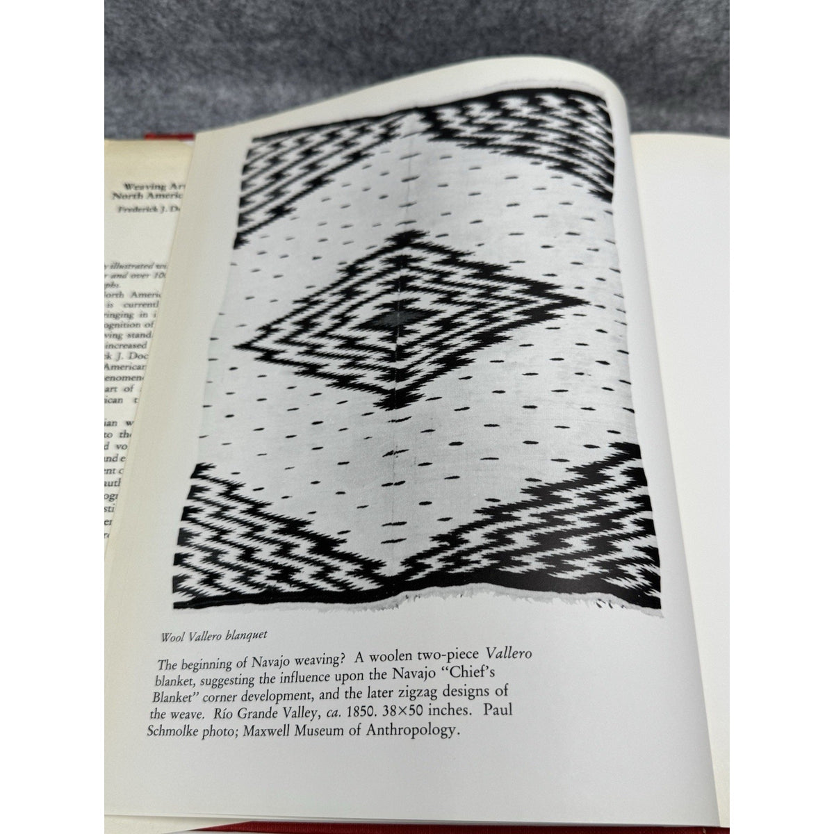 1978 Weaving Arts of the North American Indian Frederick J Dockstader HC DJ