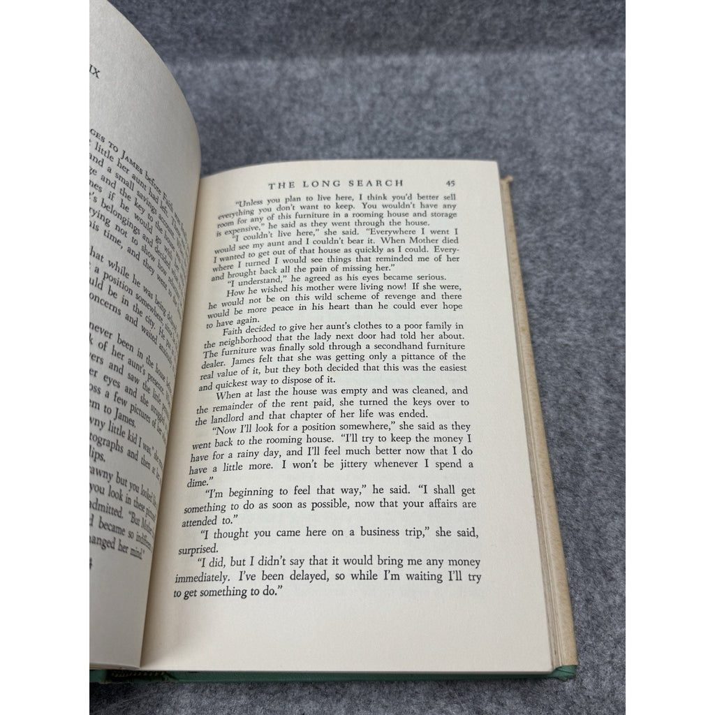 1958 The Long Search Sallie Lee Bell First Edition HC DJ Zondervan