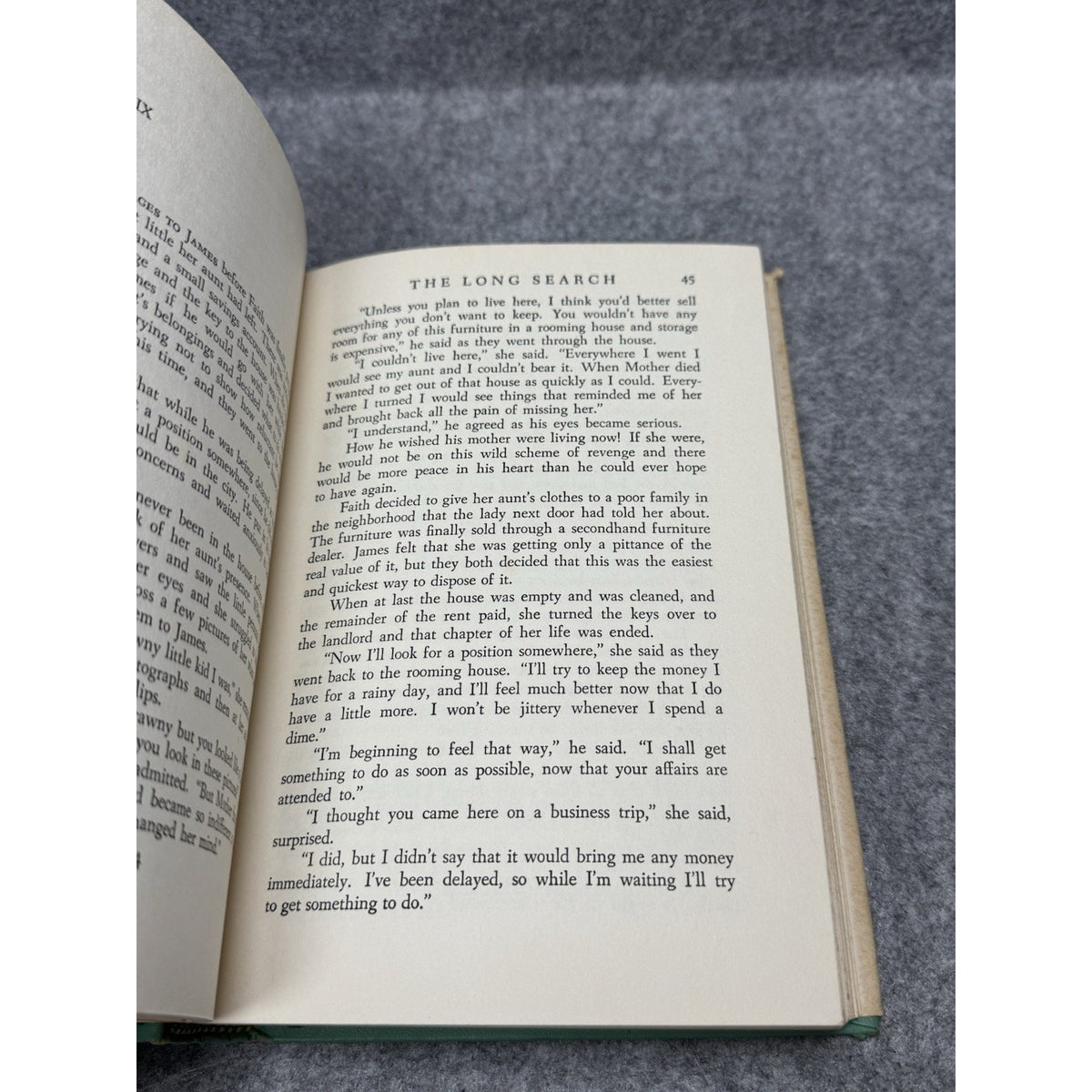 1958 The Long Search Sallie Lee Bell First Edition HC DJ Zondervan