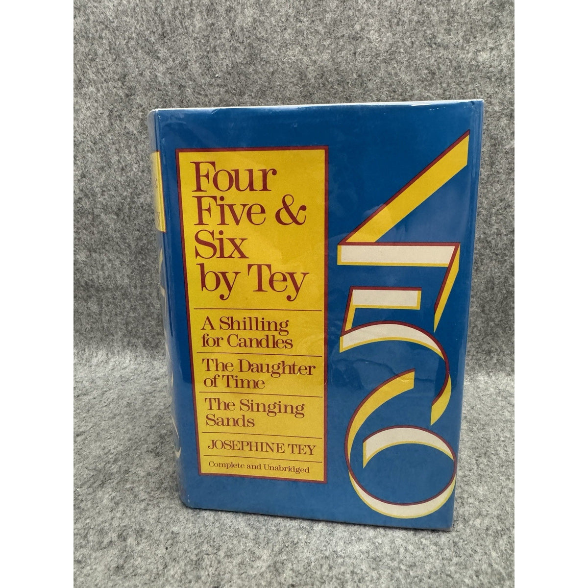 Four Five & Six by Tey Josephine Tey HC BOMC Mystery Omnibus 1958