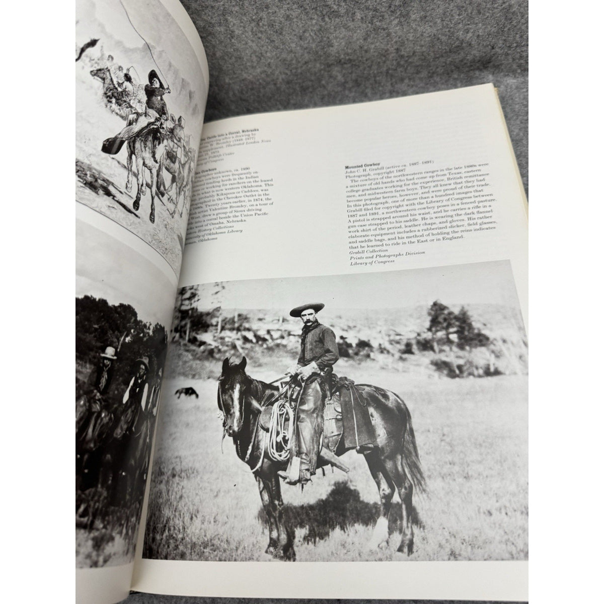 The American Cowboy 1983 Library of Congress HC Western History Dust Jacket