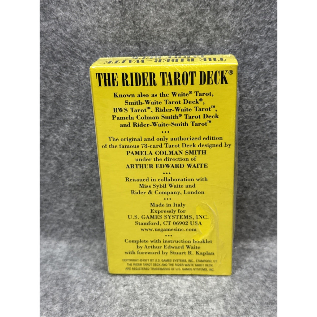 The Rider-Waite Tarot Deck by Pamela Colman Smith (2004, Game)