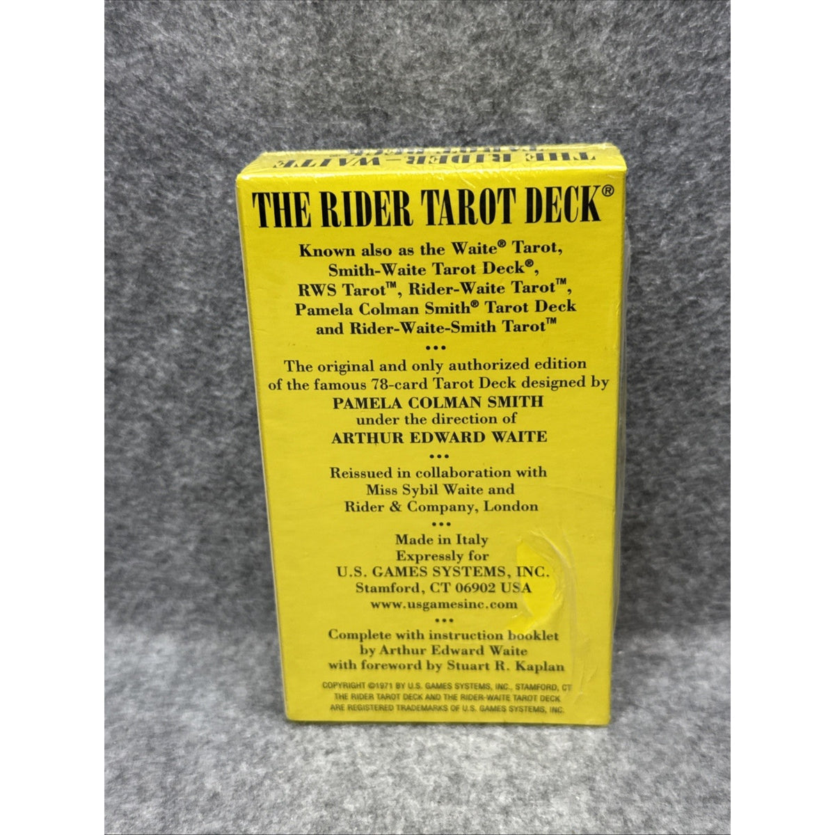 The Rider-Waite Tarot Deck by Pamela Colman Smith (2004, Game)