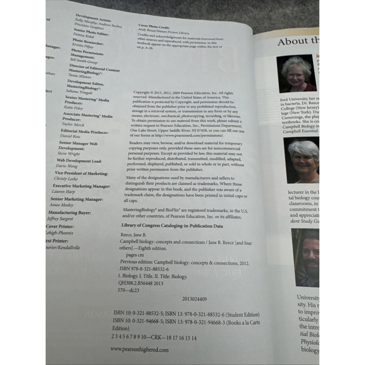 Campbell Biology : Concepts and Connections by Martha R. Taylor, Eric J. Simon,