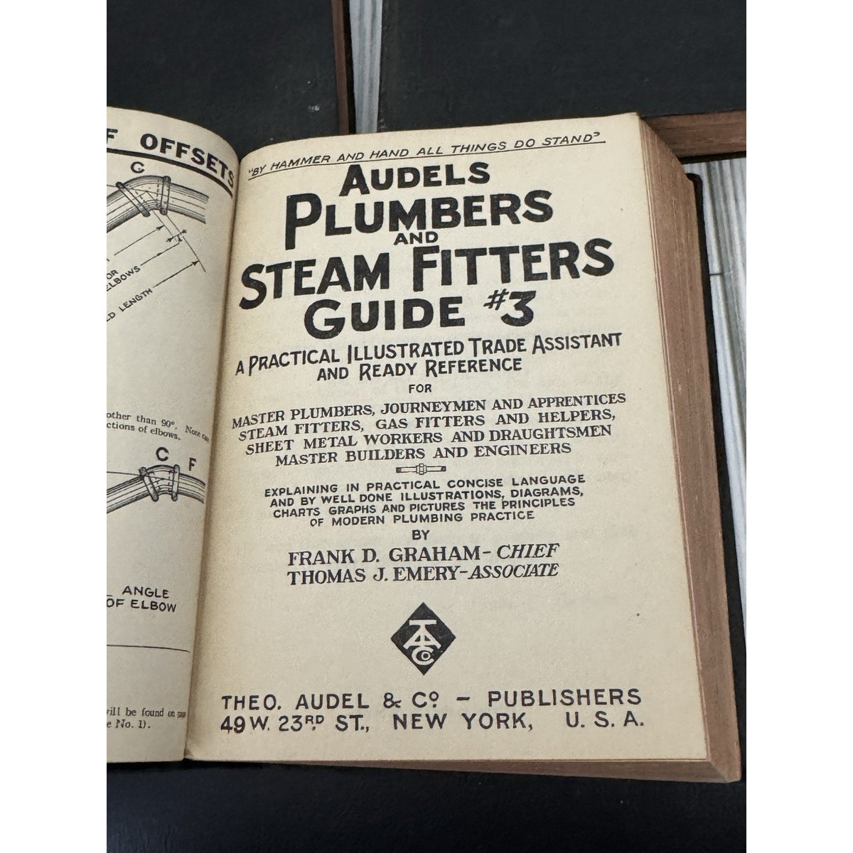 Audels Plumbers & Steam Fitters Guide Vol 2 3 4 1948 Flex Set
