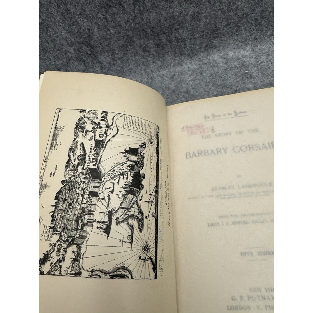 Story of the Barbary Corsairs 1894 Lane-Poole HC Putnam History