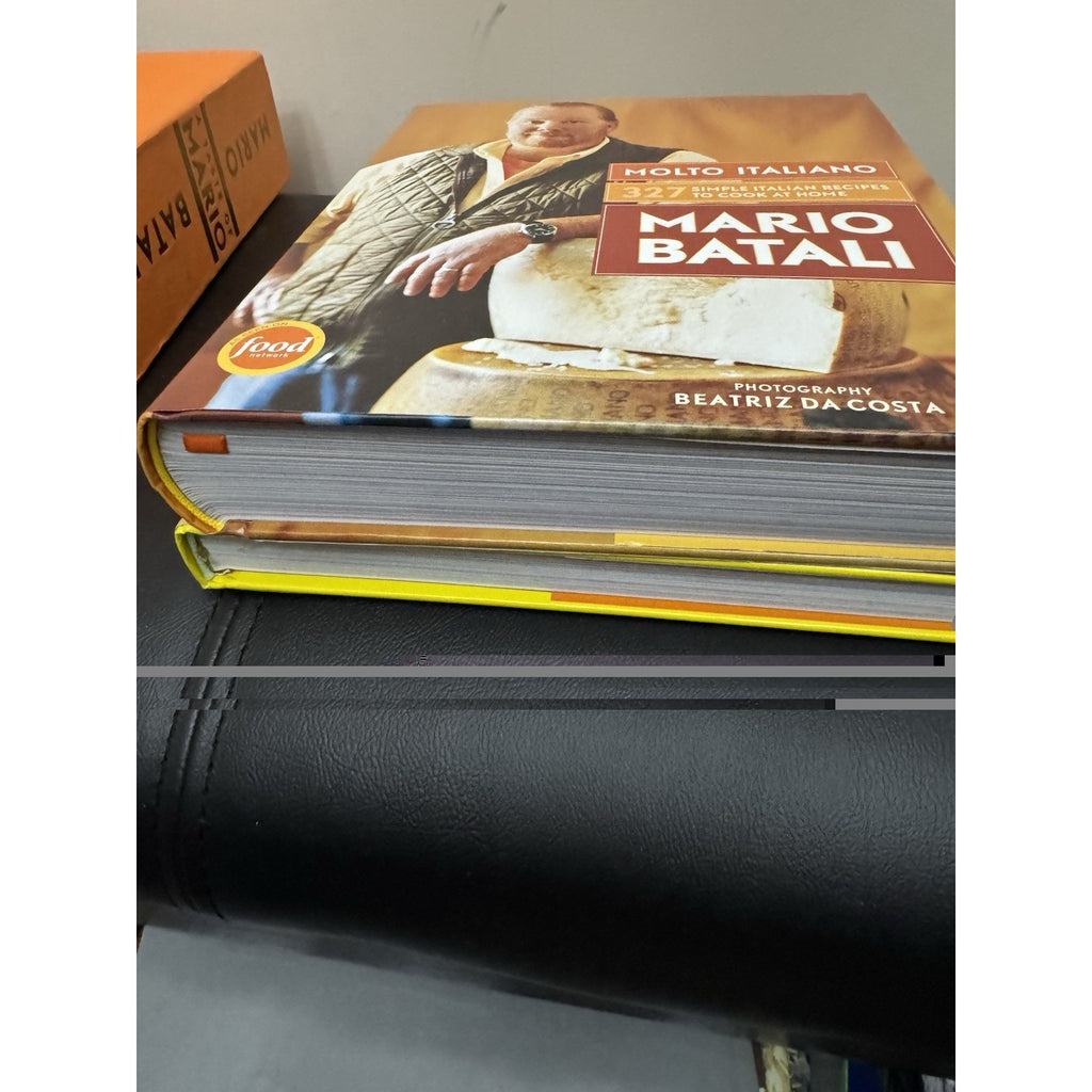 A Taste Of Mario Exclusive Box Set Hardcover Cookbooks w/ Slipcase Mario Batali