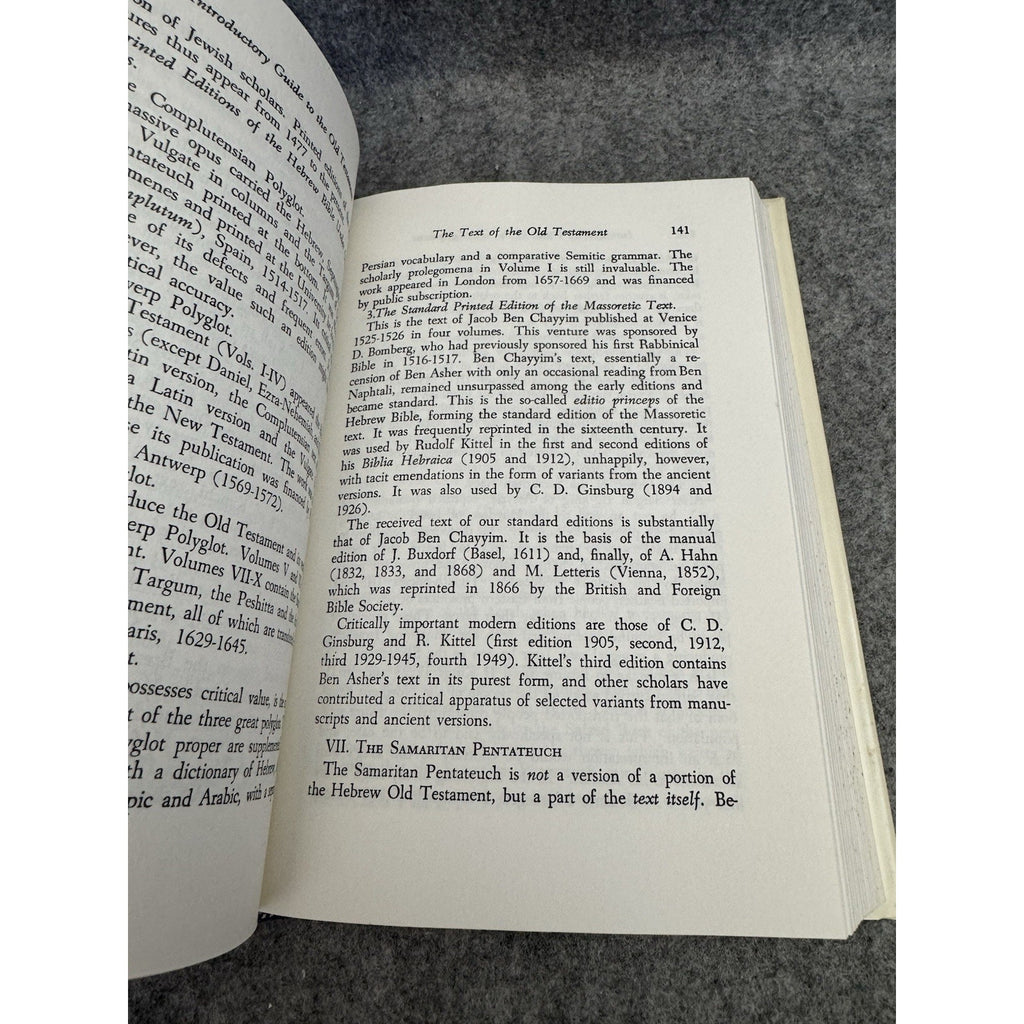 Introductory Guide to the Old Testament Merrill F Unger 1972 HC DJ