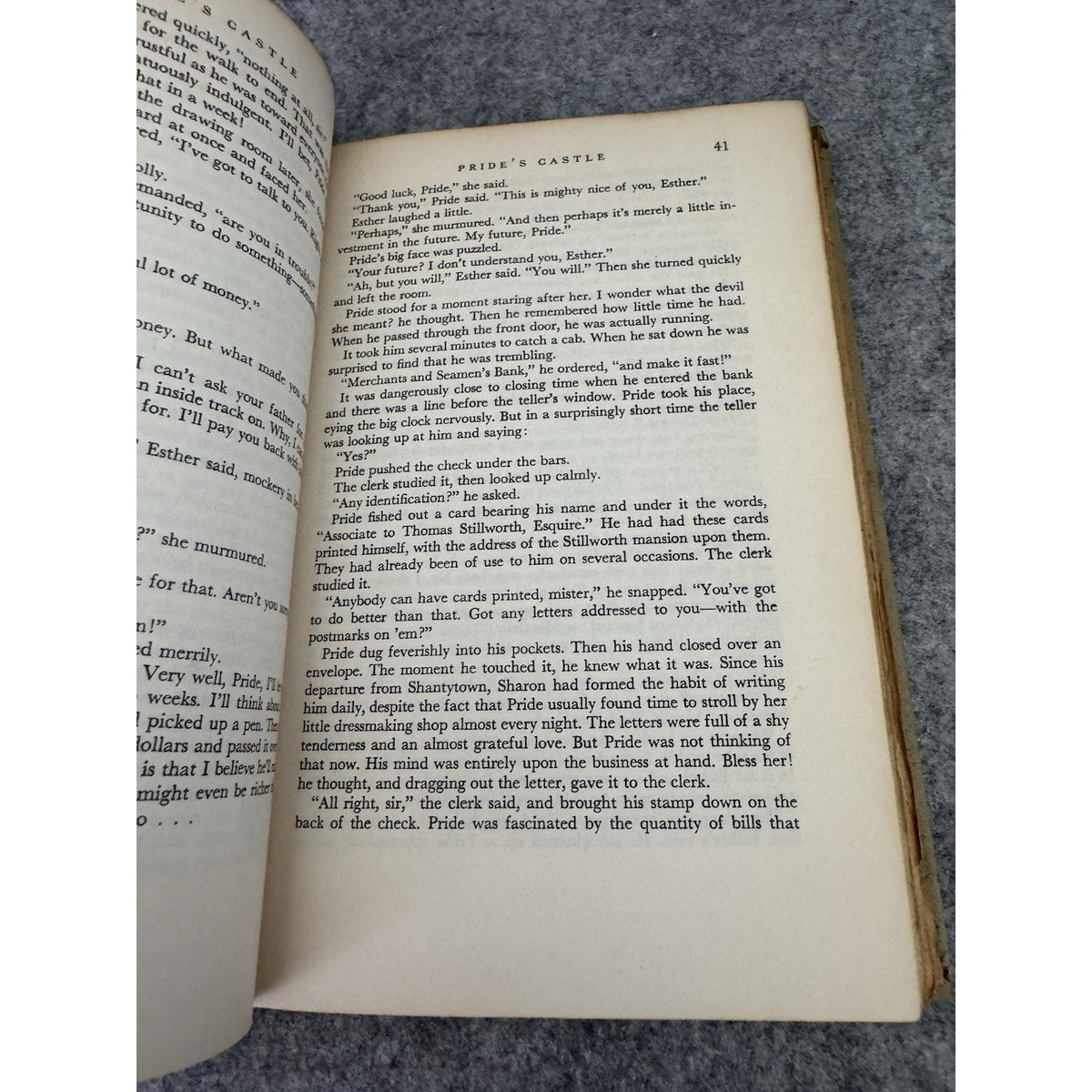 1949 Pride’s Castle Frank Yerby Hardcover Dial Press Historical Novel