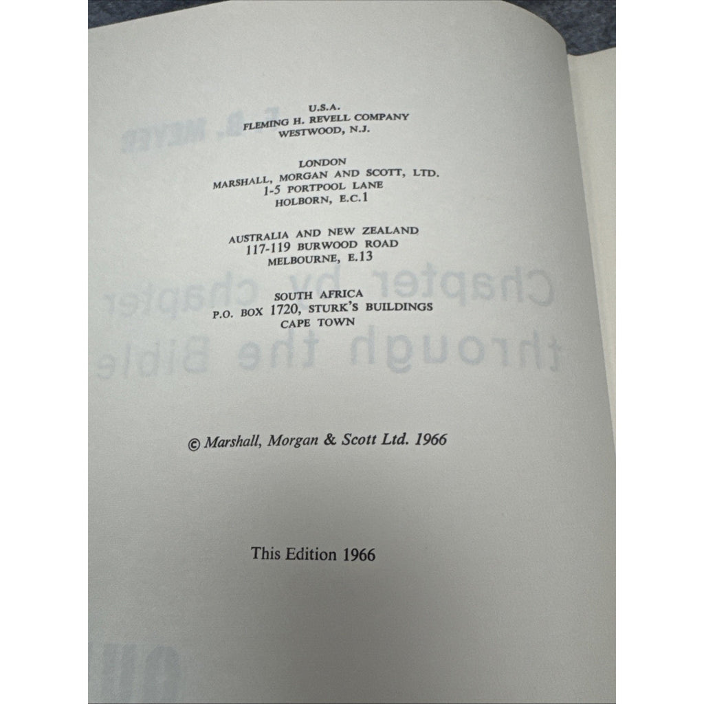 Our Daily Homily Chapter By Chapter Through the Bible - Meyer - 1966 HCDJ