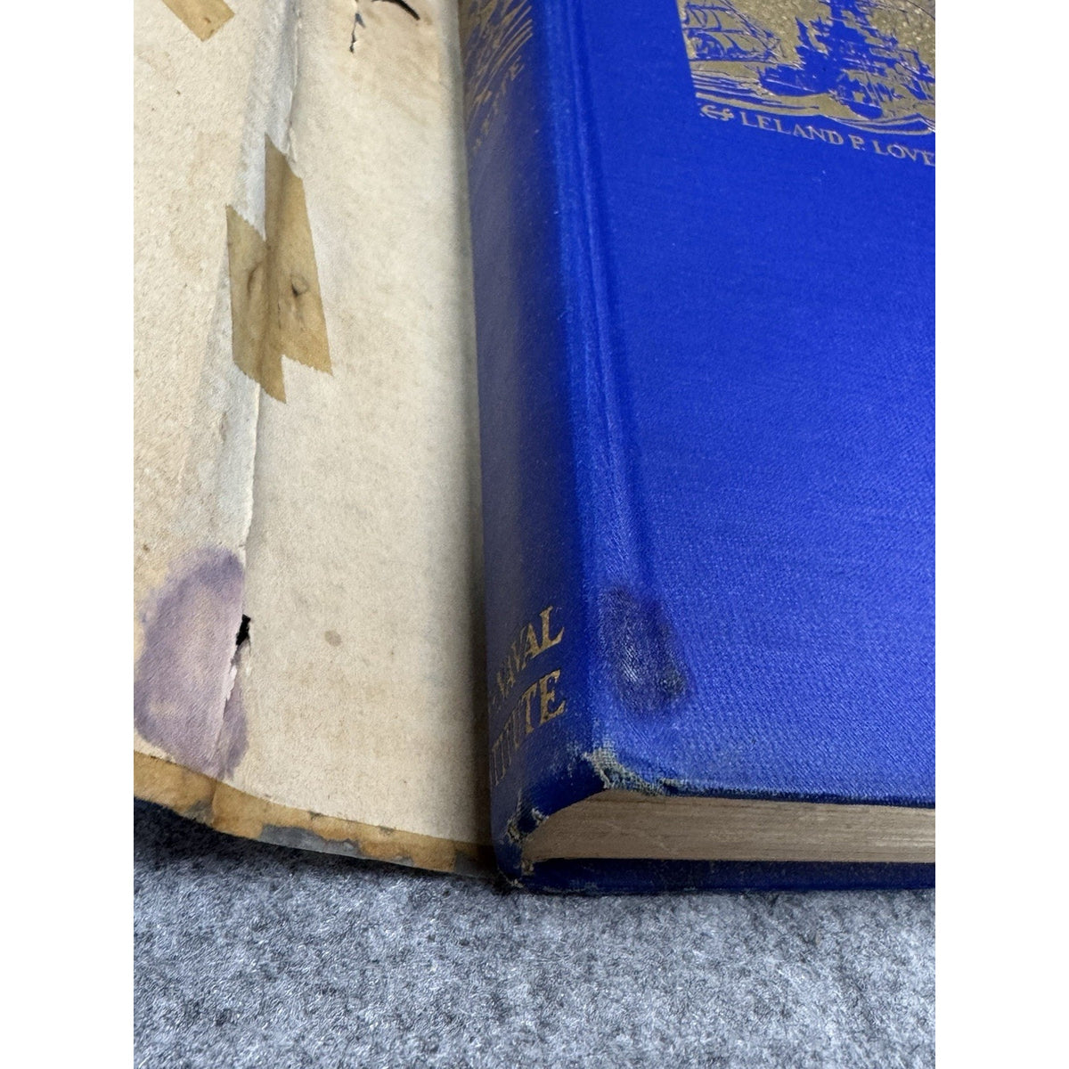 1934 Naval Customs Traditions Usage Leland Lovette US Navy 2nd Printing DJ