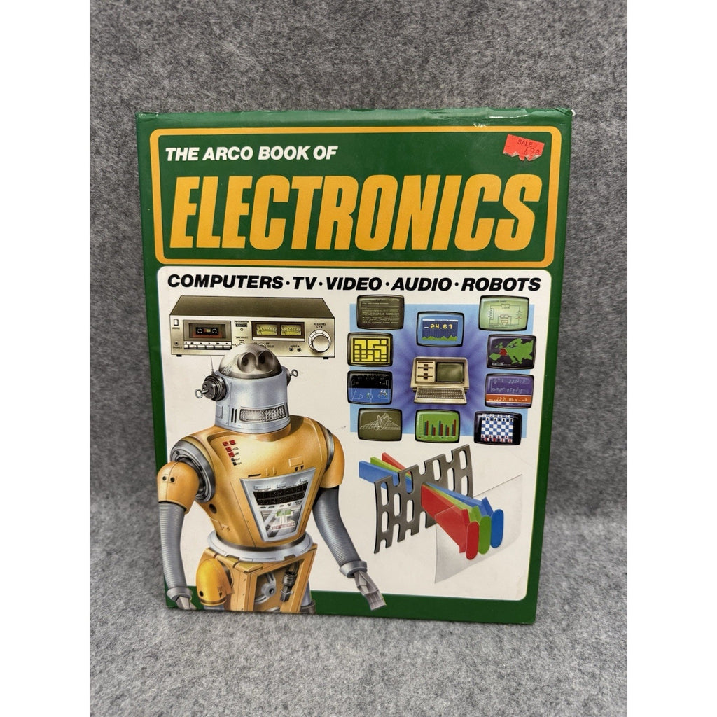 1984 The Arco Book of Electronics HC Computers TV Video Audio Robots