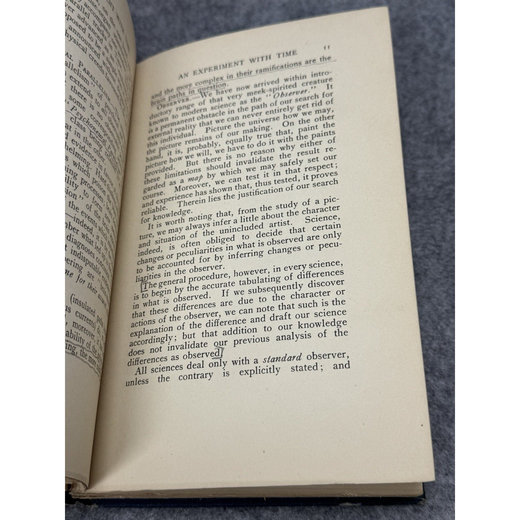 1927 An Experiment With Time J W Dunne First Edition Precognition Hardcover