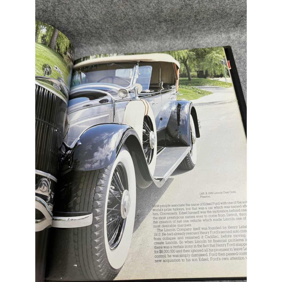 Classic American Cars Richard Nichols 1990 Hardcover Color Photo History