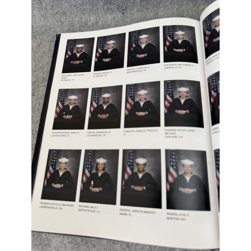 2025 US Navy The Keel Recruit Training Command Yearbook Great Lakes