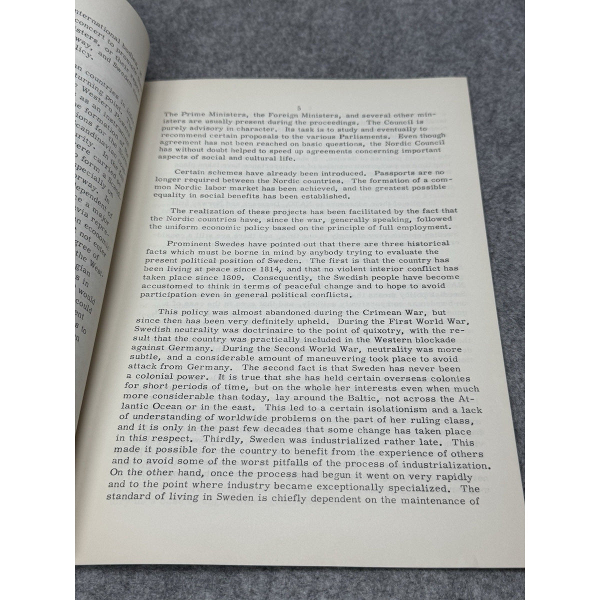 Rare 1962 Northern Europe Paul Koht NATO Cold War ICAF Military Transcript