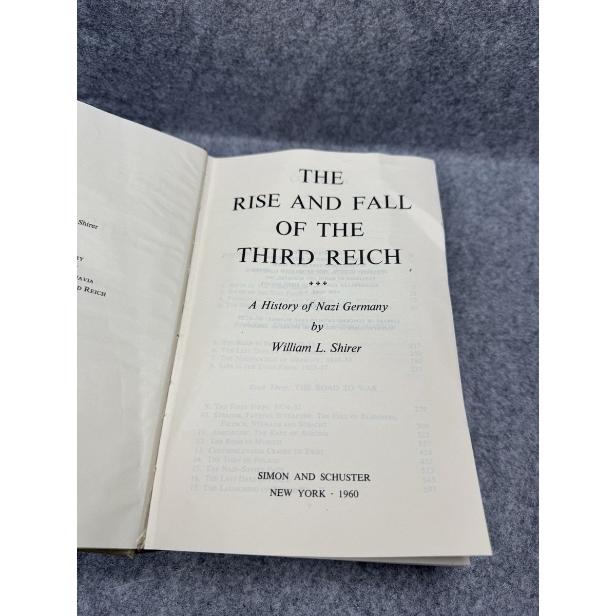 The Rise and Fall of the Third Reich William Shirer 1960 20th Printing HC
