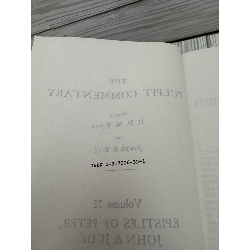 Pulpit Commentary Vol 22 Peter John Jude Revelation HC MacDonald