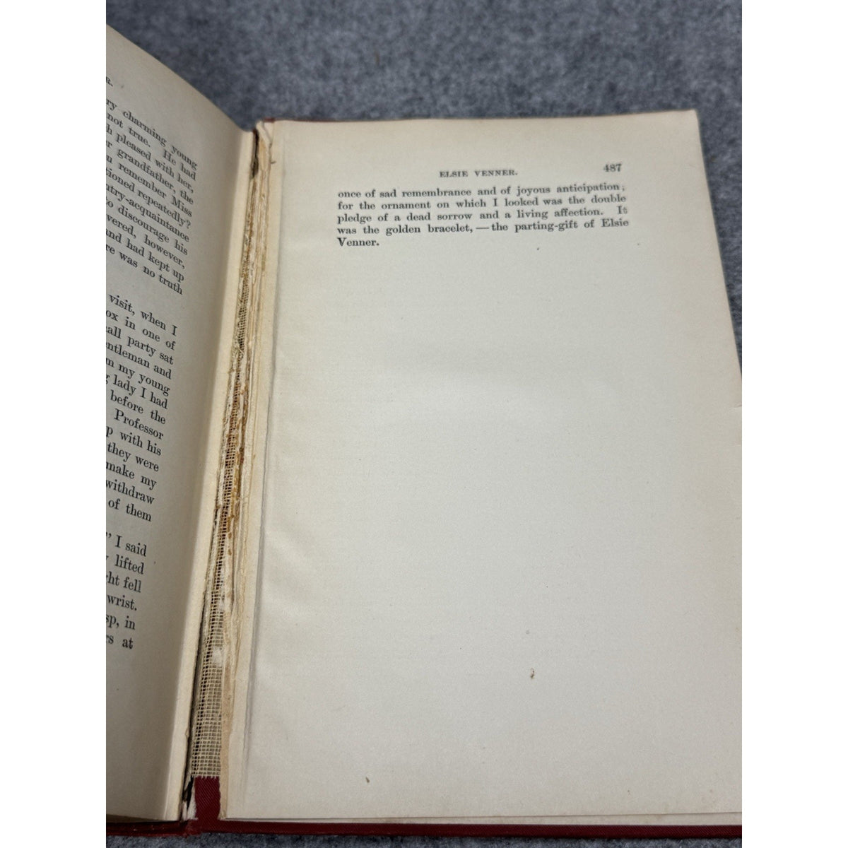 Elsie Venner A Romance of Destiny Oliver Wendell Holmes Riverside Vol V 1890s