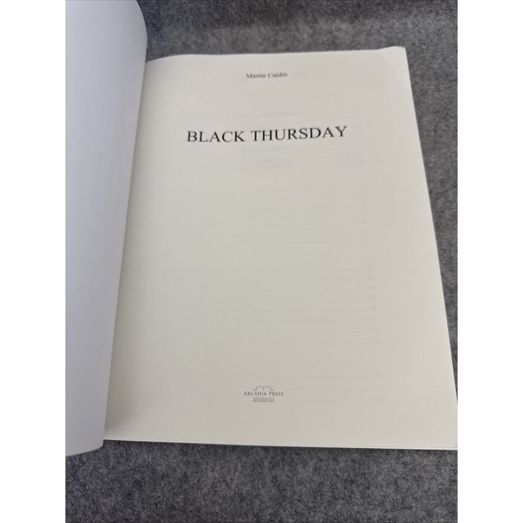 Black Thursday: The Story of the Sch..., Caidin, Martin