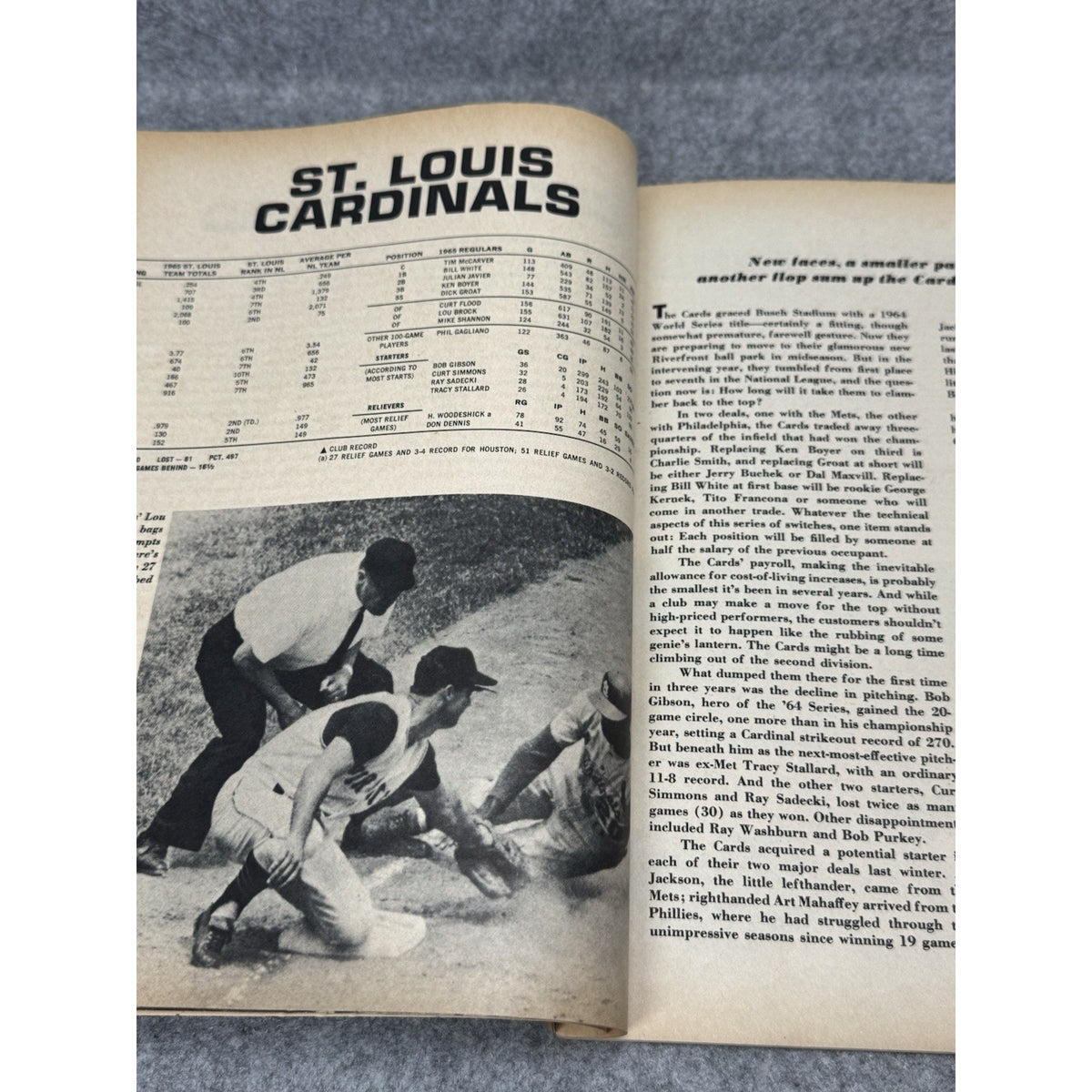 1966 Maco Baseball Guidebook Sam McDowell Cleveland Indians Sandy Koufax