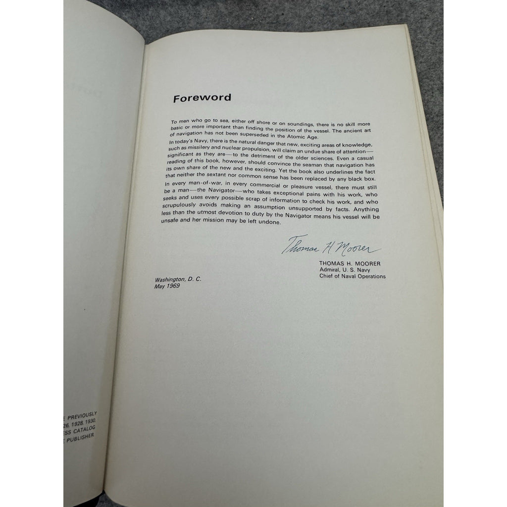 Dutton’s Navigation & Piloting 12th Ed HC 1969 US Naval Institute Dunlap