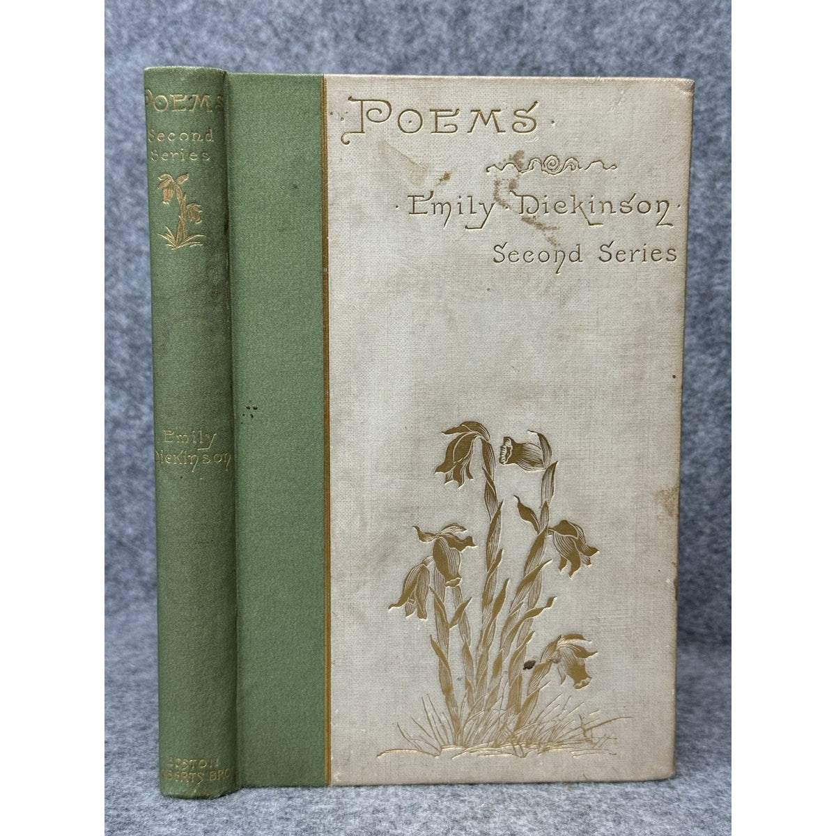 Rare 1891 Emily Dickinson Poems Second Series 1st Ed 1st Print All Edges Gilt