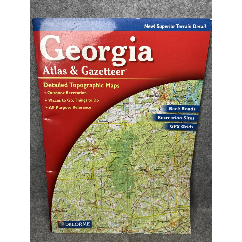 Atlas and Gazetteer Ser.: Georgia by Delorme Mapping Company (2000, Map, Other)