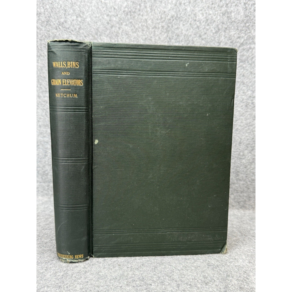 1911 Rare Walls Bins & Grain Elevators Milo Ketchum 2nd Ed Engineering HC