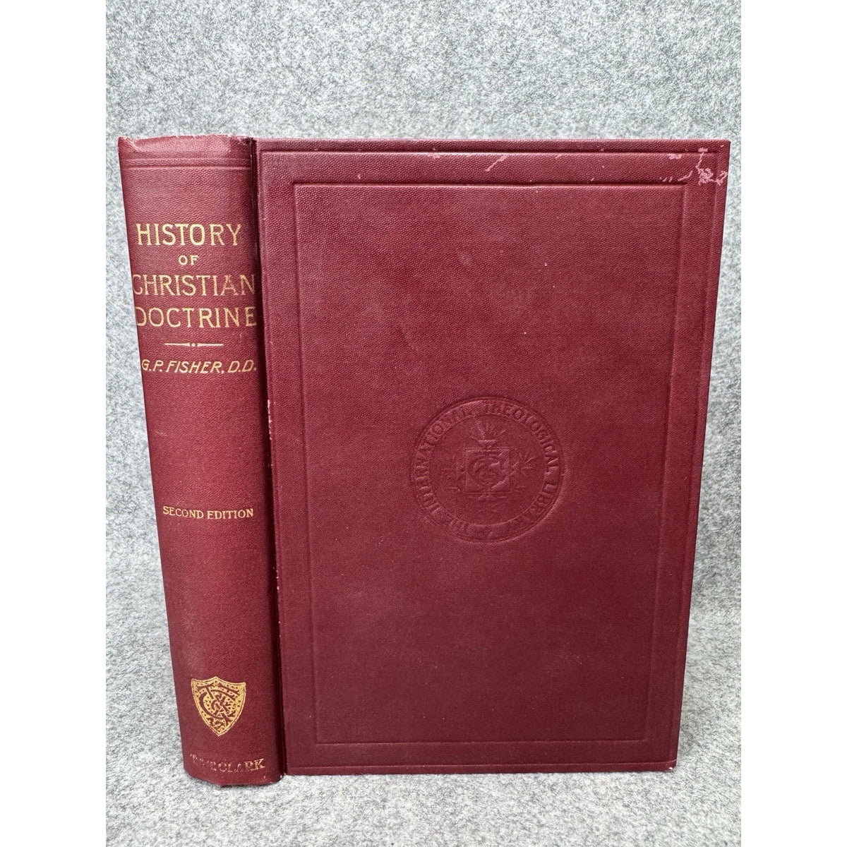1949 History of Christian Doctrine George Park Fisher Theology T & T Clark