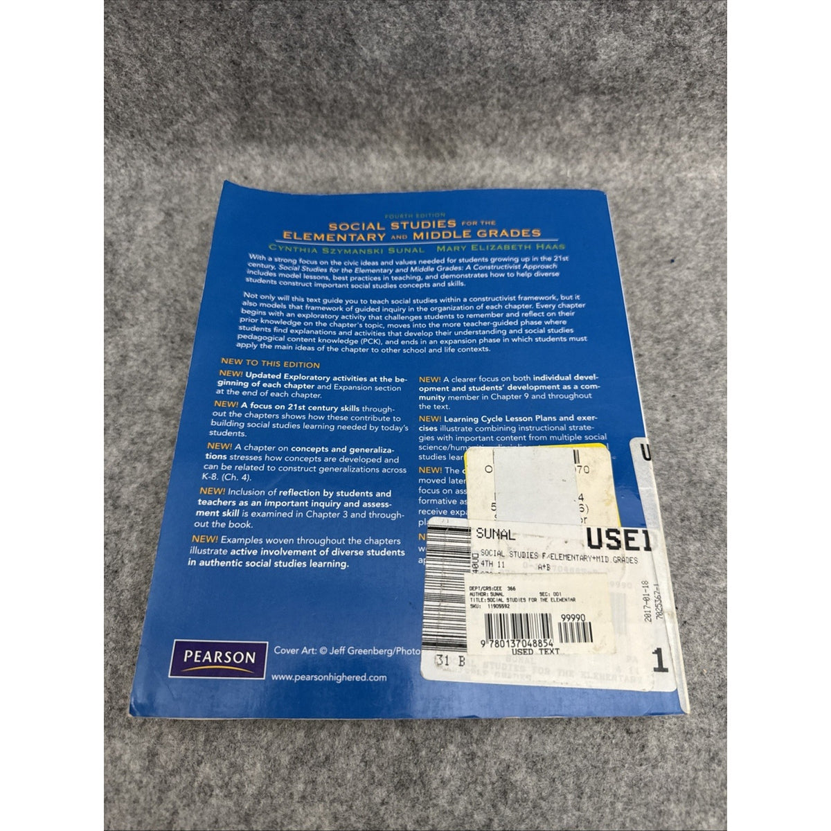 Social Studies for the Elementary and Middle Grades : A Constructivist Approach