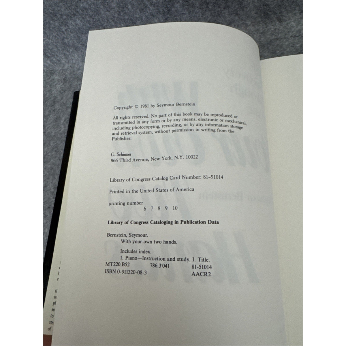 With Your Own Two Hands : Self-Discovery Through Music - Hardcover - GOOD