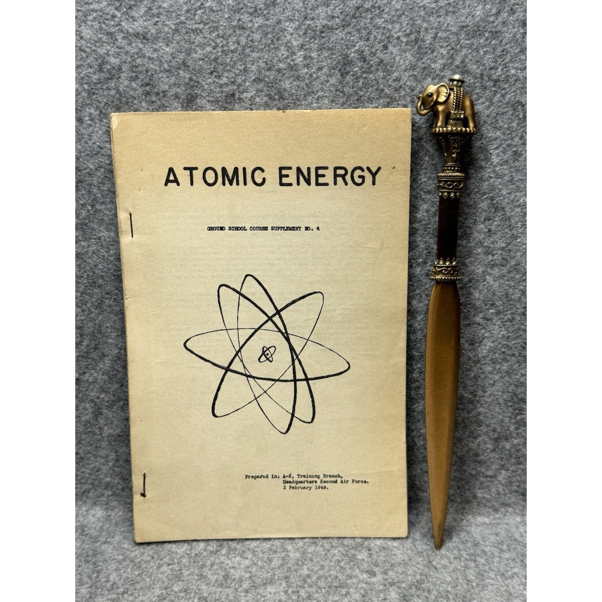 Atomic Energy Ground School Course Supplement No. 4 Second Air Force 1948