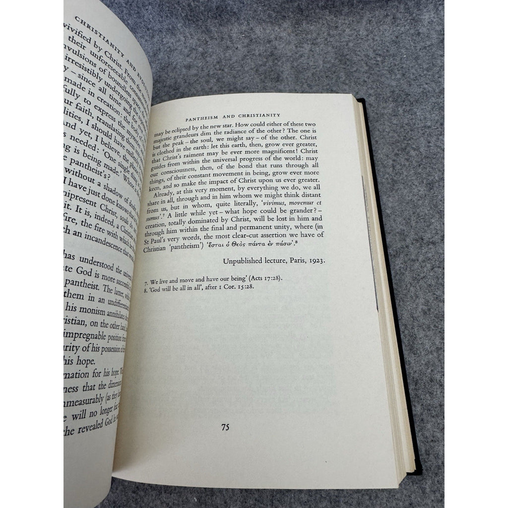 1st, 1st / Christianity and Evolution / Pierre Teilhard de Chardin / 1971 HC