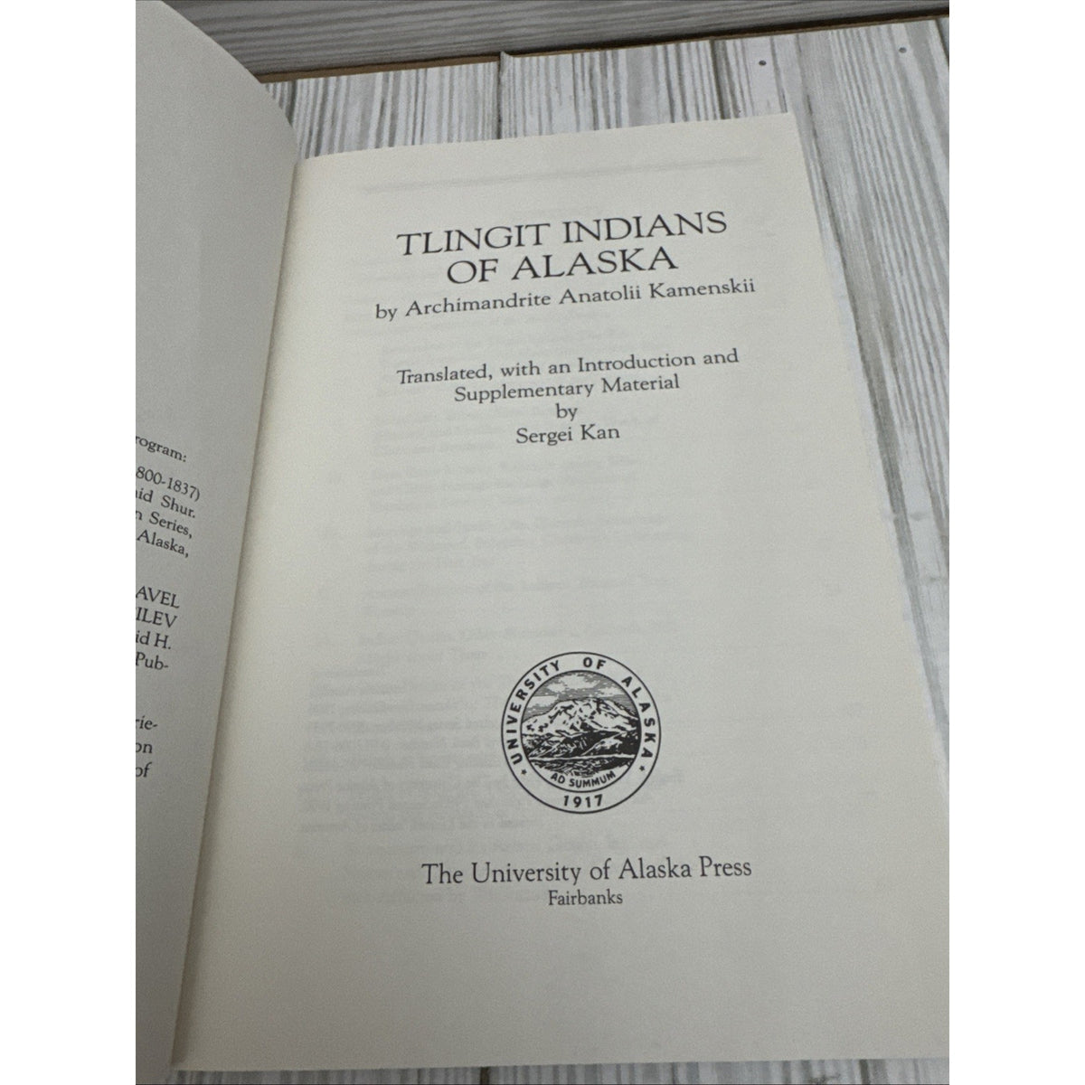 Tlingit Indians of Alaska. Rasmuson Vol. 2. (The Rasmuson Library Historical...