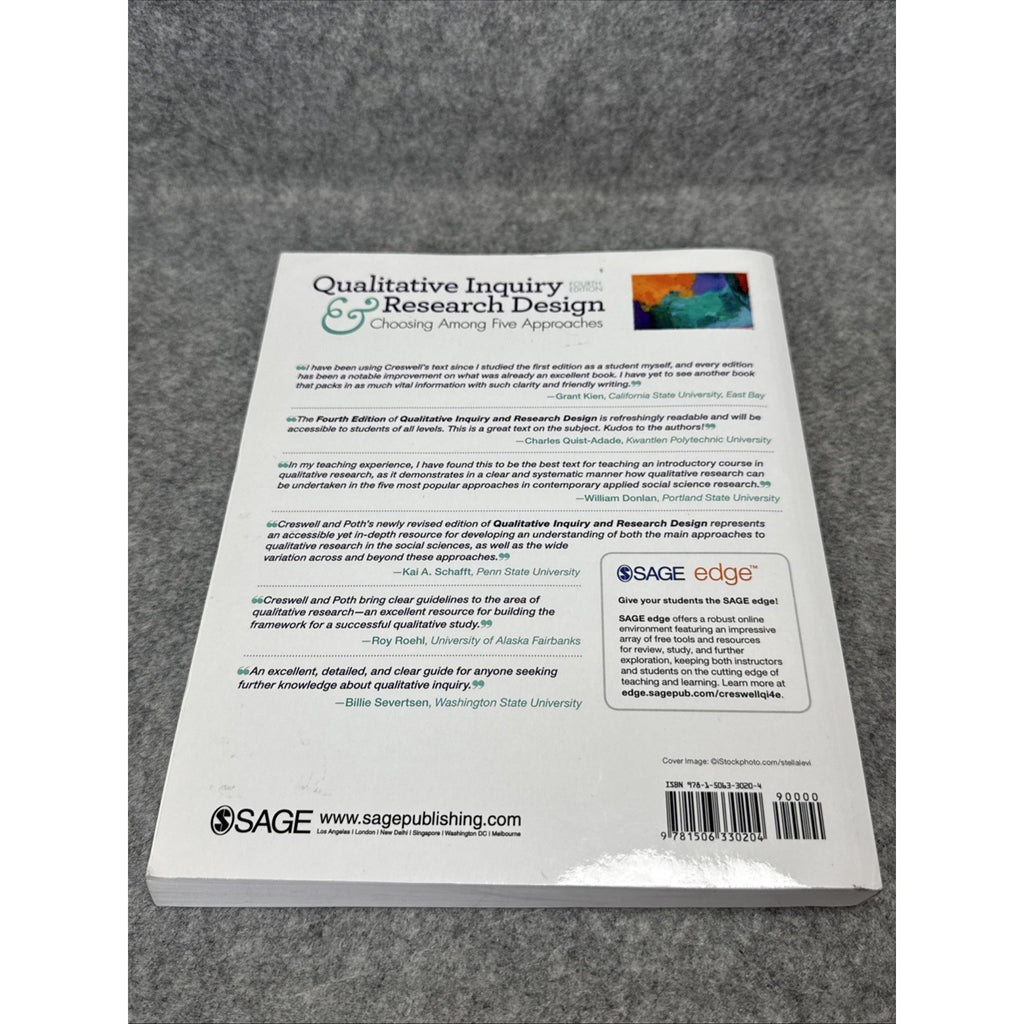 Qualitative Inquiry and Research Design : Choosing among Five Approaches by John