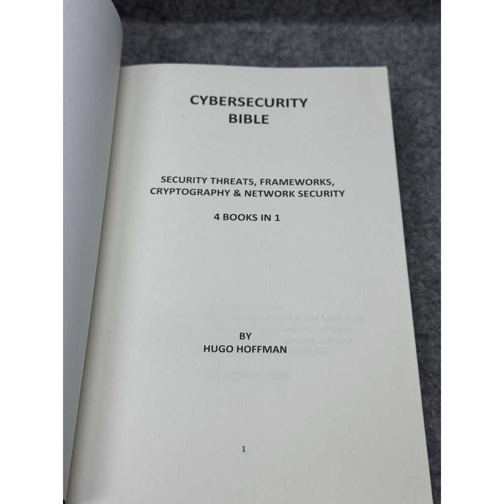 Cybersecurity Bible Hugo Hoffman 4 Books in 1 Network Security 2020 PB