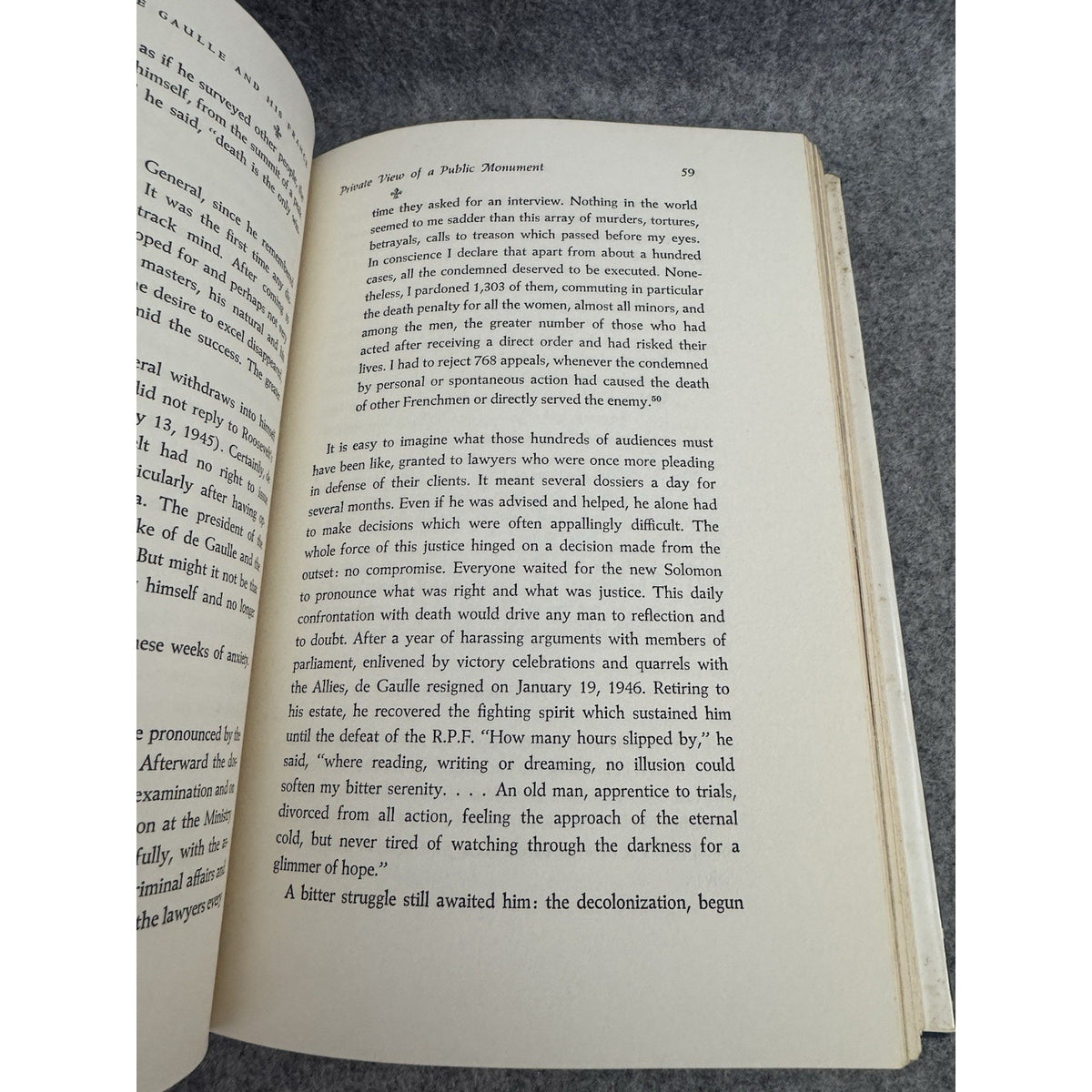 1968 De Gaulle And His France Jacques De Launay HC DJ Political History