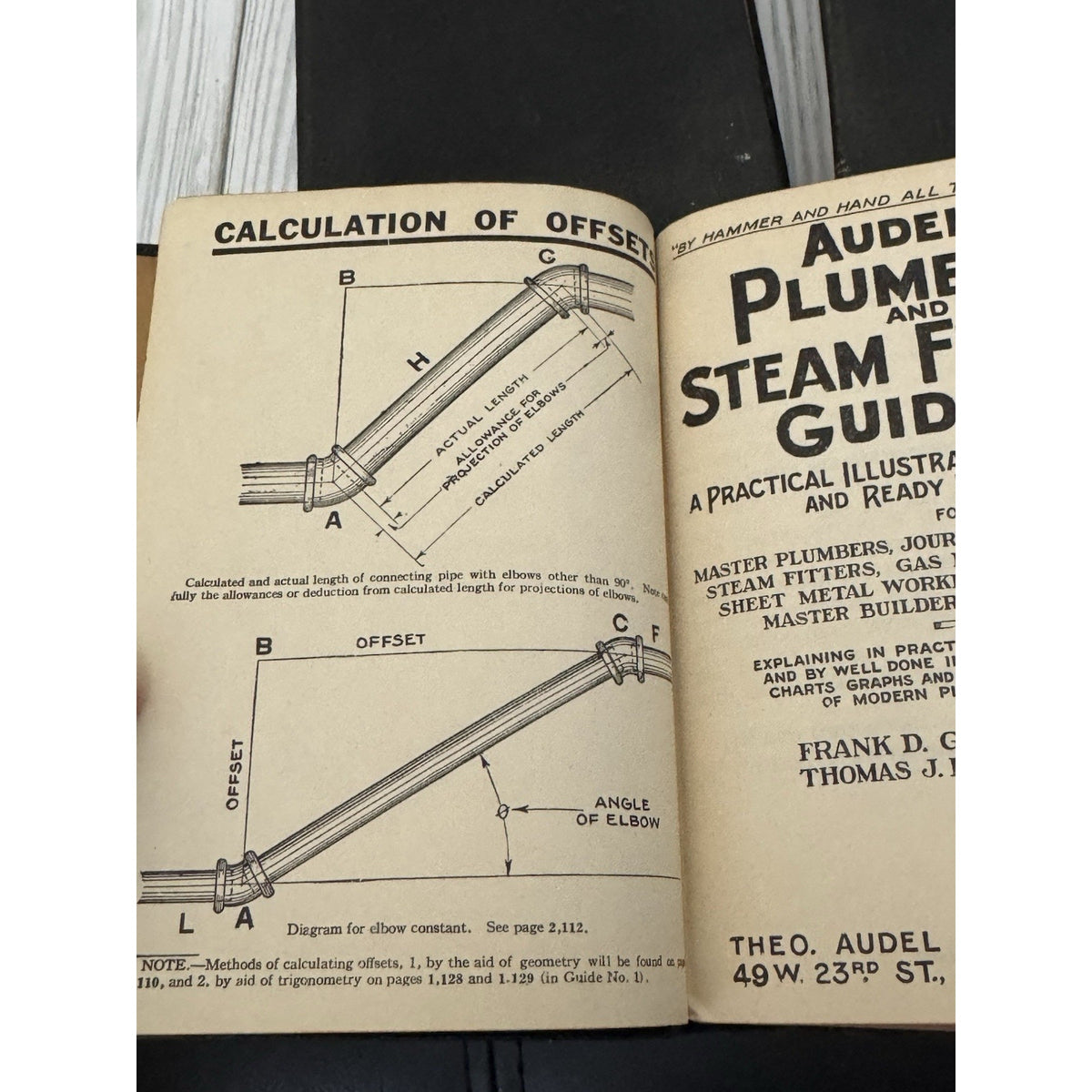 Audels Plumbers & Steam Fitters Guide Vol 2 3 4 1948 Flex Set