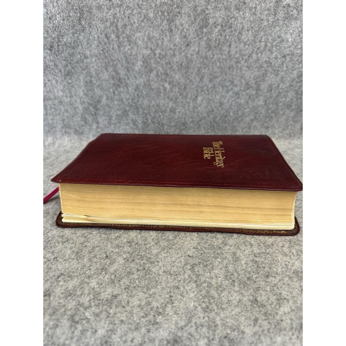 1987 Heritage Bible NKJV Open Bible Expanded Edition Genuine Leather
