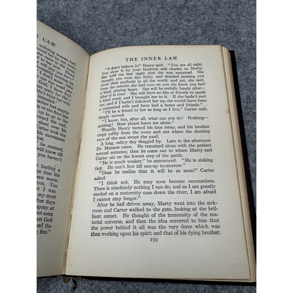 1915 The Inner Law Will N Harben First Edition Hardcover Harper & Bros