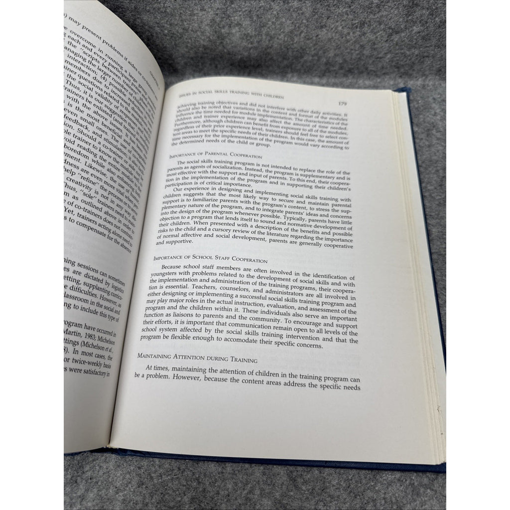 Social Skills Assessment and Training with Children: An Empirically Based Handbo