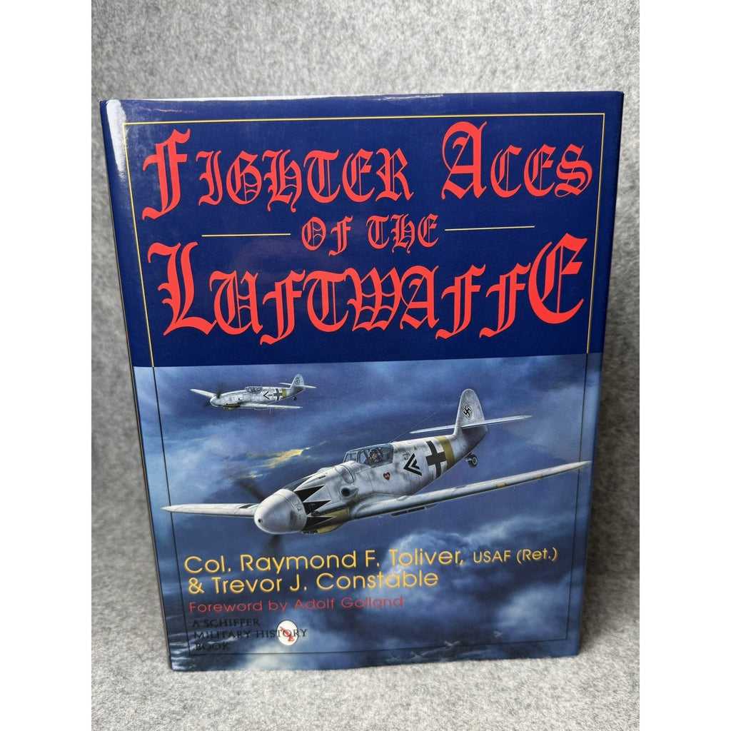 Fighter Aces of the Luftwaffe 1996 Signed Bookplate 9 Pilots Schuck Spate HC DJ
