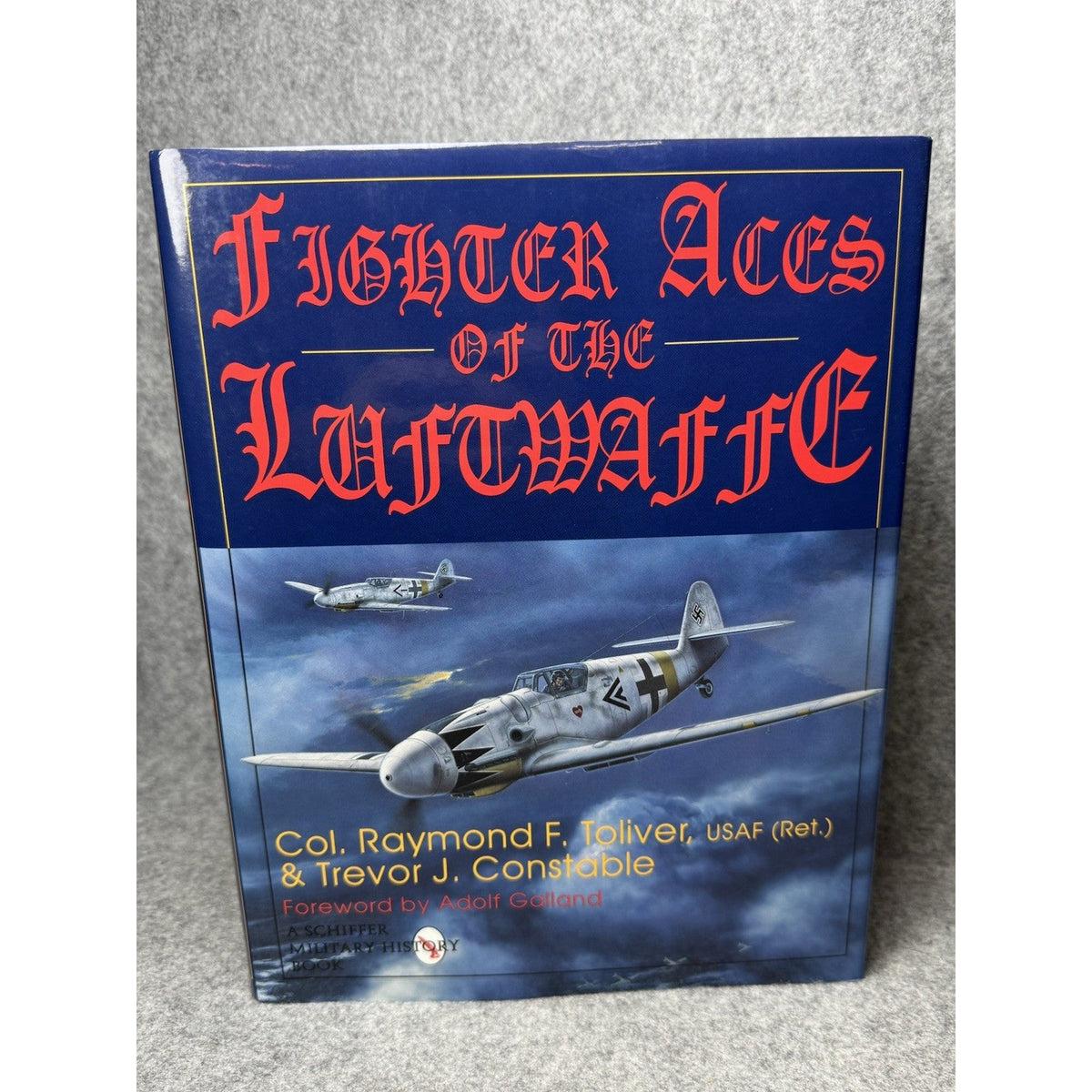 Fighter Aces of the Luftwaffe 1996 Signed Bookplate 9 Pilots Schuck Spate HC DJ
