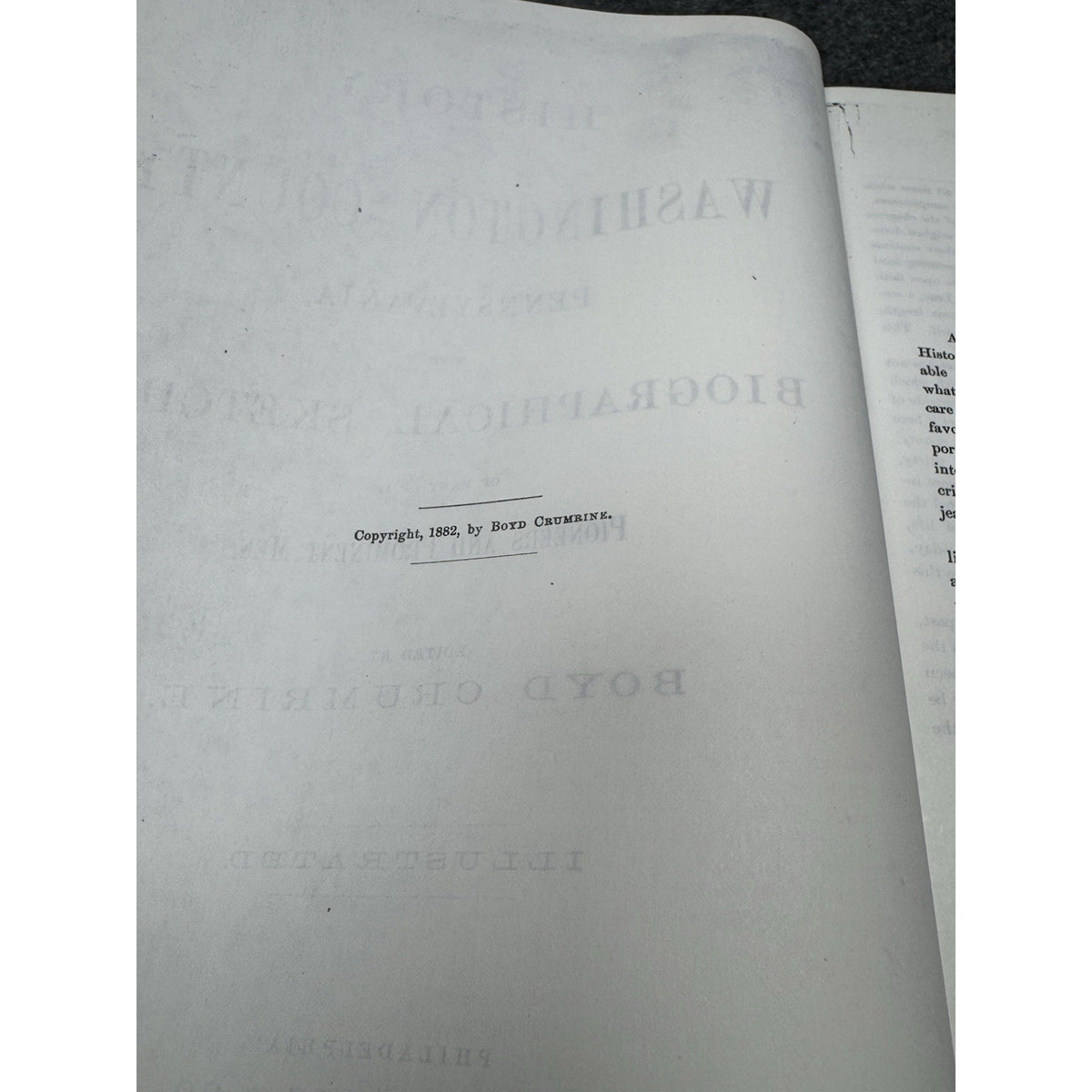 Washington County Pennsylvania History Genealogy Boyd Crumrine Closson Press