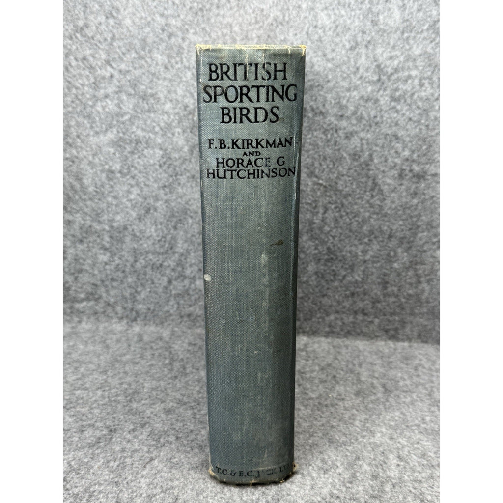 British Sporting Birds Kirkman Hutchinson 1936 Illustrated Hunting Hardcover