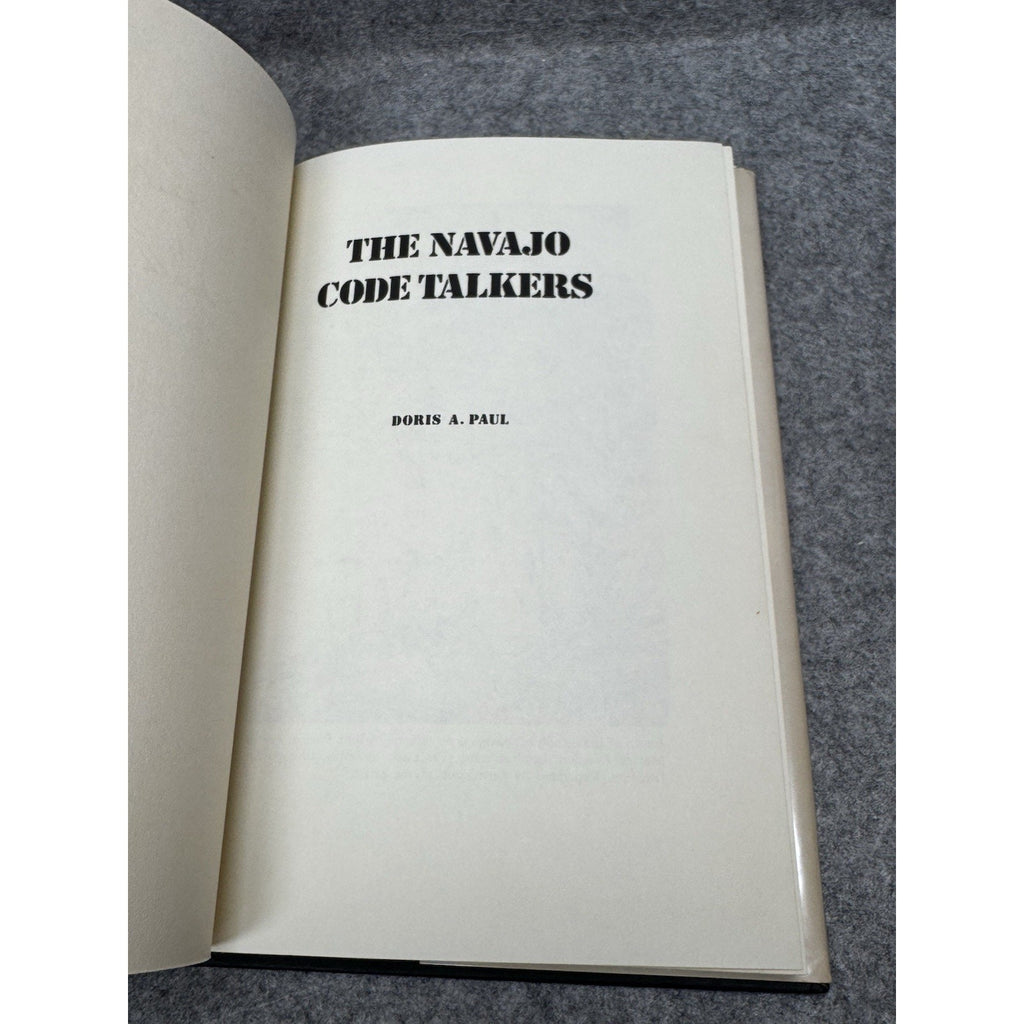 The Navajo Code Talkers Signed by 10 WWII Marines 11 Signatures HC DJ