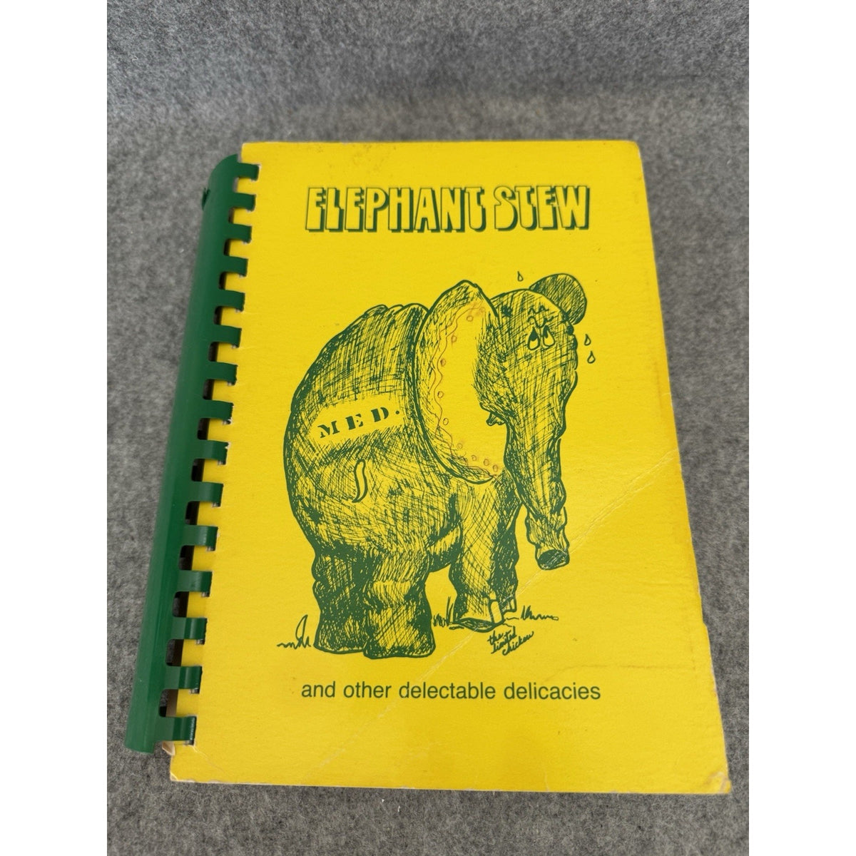 Elephant Stew & Other Delectable Delicacies 1980 Virginia Comb Bound Cookbook