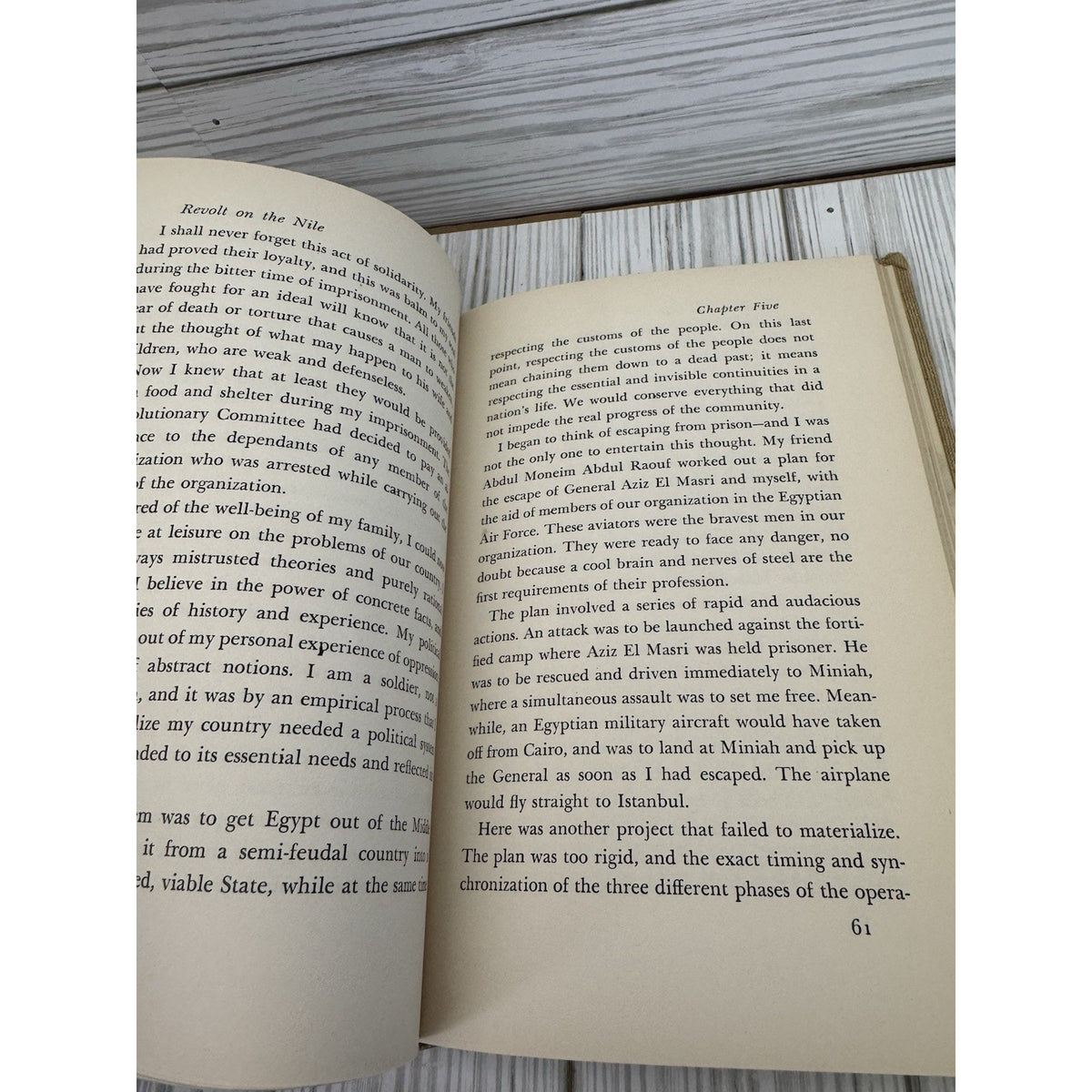 Revolt on the Nile by Colonel Anwar El Sadat - John Day Co HC 1957