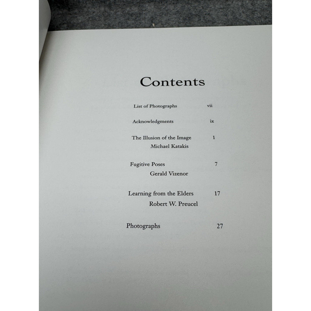 1998 Excavating Voices Native American Photography Michael Katakis Softcover